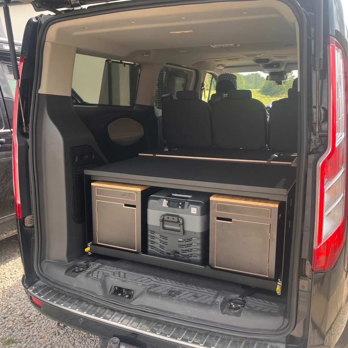 Camping layout for SUV